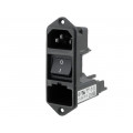 KD13.1101.151; Connector: AC supply; socket; male; 10A; 250VAC; IEC 60320; SCHURTER
