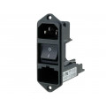KD14.1101.151; Connector: AC supply; socket; male; 10A; 250VAC; IEC 60320; SCHURTER