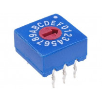 ERD116CSZ; Encoding switch; HEX/BCD; Pos: 16; 10x10x5mm; ECE