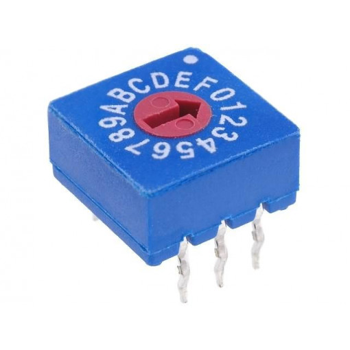 ERD116CSZ; Encoding switch; HEX/BCD; Pos: 16; 10x10x5mm; ECE