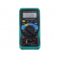 ; Digital multimeter; LCD (3999); 2,5x/s; VDC: 400m/4/40/400/600V; KYORITSU