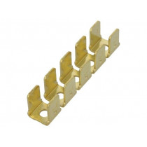 1008; Terminal: flat; 6.4mm; 0.8mm; male; M3; 10x terminal,double; screw; KEYSTONE