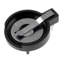 101; Socket; Mounting: THT,horizontal; Batt.no: 1; Ø: 20mm; 5.9mm; KEYSTONE