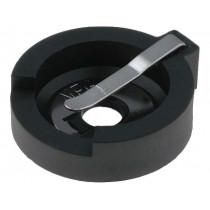 1026; Socket; Mounting: THT,horizontal; Batt.no: 2; Ø: 20mm; 8.9mm; KEYSTONE