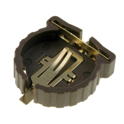 ; Socket; Mounting: SMD,horizontal; Size: BR1220,CR1220; Batt.no: 1; KEYSTONE
