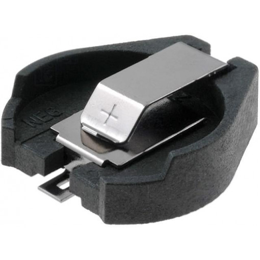 1062; Socket; Mounting: SMD,horizontal; Batt.no: 2; Ø: 20mm; 10.3mm; KEYSTONE