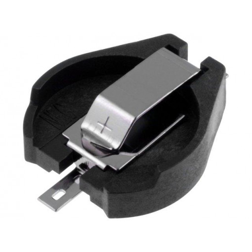 1063; Socket; Mounting: SMT,horizontal; Batt.no: 1; Ø: 20mm; 7.4mm; KEYSTONE