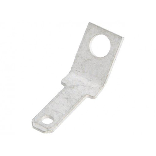 1233; Terminal: flat; 2.8mm; 0.5mm; male; M2; screw; brass; tinned; KEYSTONE 1233; Terminal: flat; 2.8mm; 0.5mm; male; M2; screw; brass; tinned; KEYSTONE