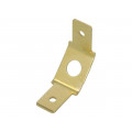 1263; Terminal: flat; 4.8mm; 0.5mm; male; M2,5; double; screw; brass; KEYSTONE