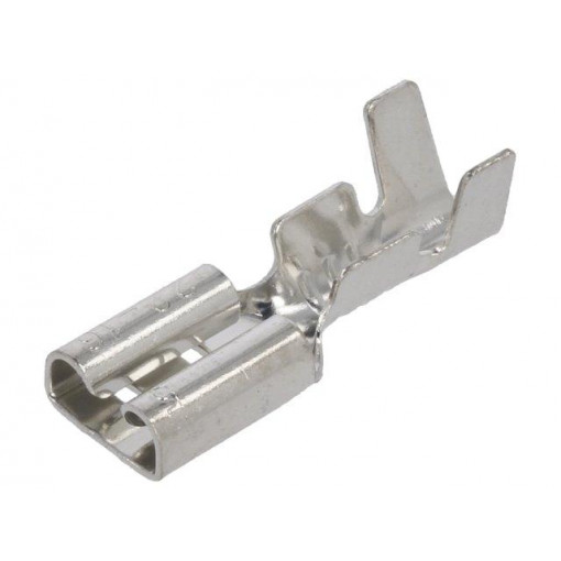 1264; Terminal: flat; 4.8mm; 0.5mm; female; crimped; for cable; straight; KEYSTONE