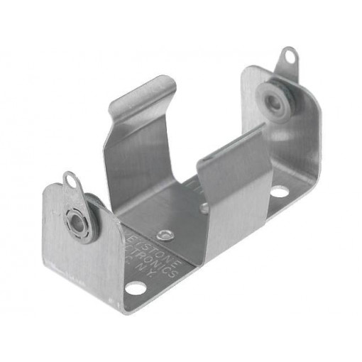 173; Holder; Mounting: screw; Size: C,R14; Batt.no: 1; aluminium; KEYSTONE