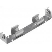 189; Holder; Mounting: screw; Size: AA,R6; Batt.no: 2; aluminium; KEYSTONE
