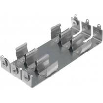 193; Holder; Mounting: screw; Size: AA,R6; Batt.no: 6; aluminium; KEYSTONE