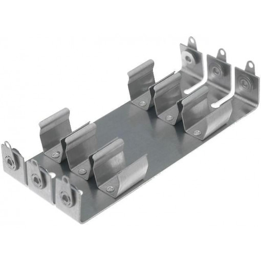 193; Holder; Mounting: screw; Size: AA,R6; Batt.no: 6; aluminium; KEYSTONE