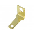 2002; Terminal: flat; 2.8mm; 0.5mm; male; M2; screw; brass; angled 90°; KEYSTONE