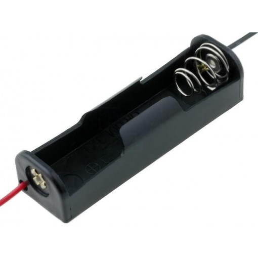 2461; Holder; Mounting: on panel; Leads: 150mm leads; Size: AA,R6; KEYSTONE