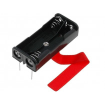 2468RB; Holder; Mounting: PCB; Size: AAA,R3; Batt.no: 2; KEYSTONE