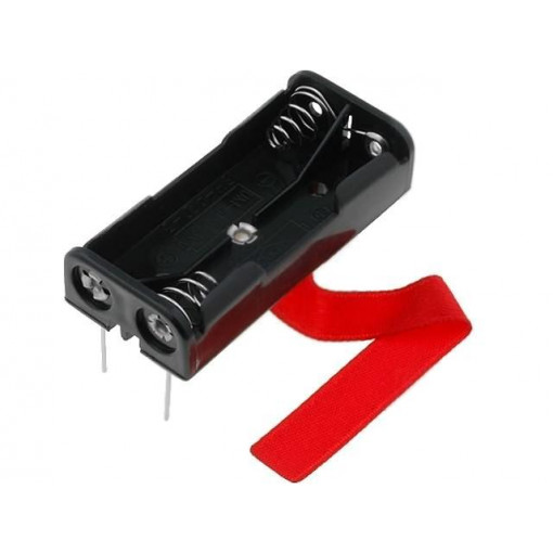 2468RB; Holder; Mounting: PCB; Size: AAA,R3; Batt.no: 2; KEYSTONE