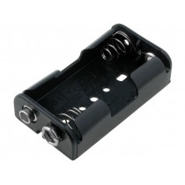 2474; Holder; Mounting: on panel; Leads: 6F22 type; Size: AA,R6; KEYSTONE