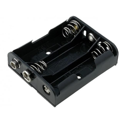 2475; Holder; Mounting: on panel; Leads: 6F22 type; Size: AA,R6; KEYSTONE