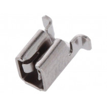 3586; Terminal: flat; 6.4mm; 0.5÷0.8mm; female; double; SMT; brass; tinned; KEYSTONE