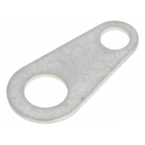 4004; Solder lug terminal; 0.41mm; M3; Ø: 3.45mm; soldering; screw; brass; KEYSTONE