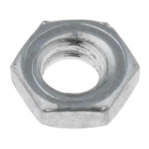 4694; Nut; hexagonal; UNC4-40; steel; Plating: zinc; Pitch: 40; KEYSTONE