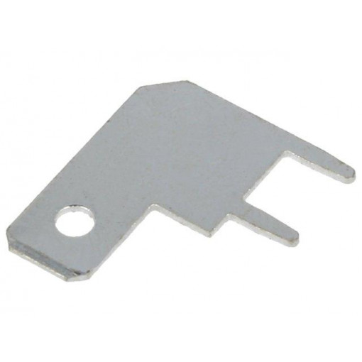 4905; Terminal: flat; 5.2mm; 0.5mm; male; THT; brass; tinned; angled 90°; KEYSTONE