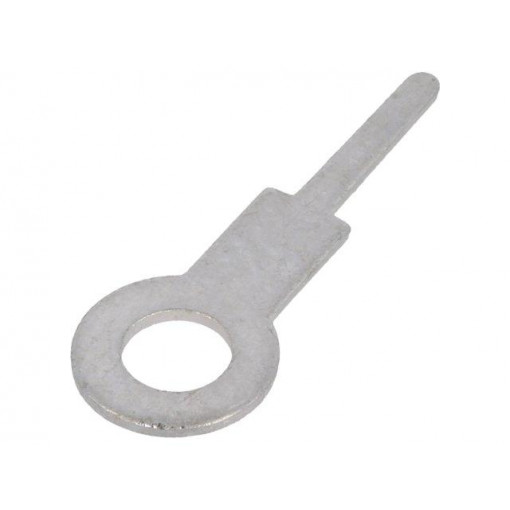 4954; Solder lug terminal; 0.5mm; M3; Ø: 3.2mm; THT; screw; brass; tinned; KEYSTONE