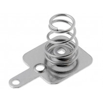 5201; Spring contact; Mounting: soldered; Size: AA,AAA,R3,R6; Batt.no: 1; KEYSTONE