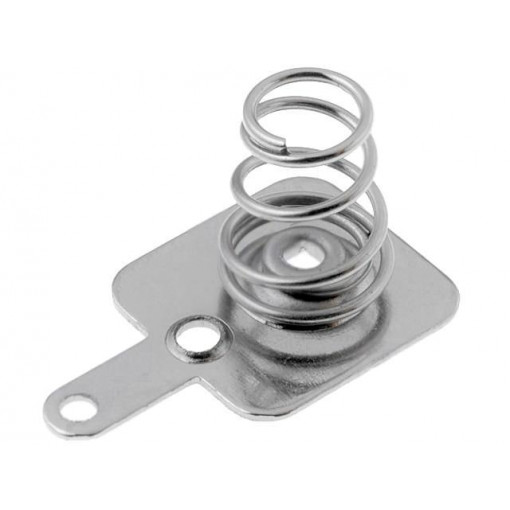 5201; Spring contact; Mounting: soldered; Size: AA,AAA,R3,R6; Batt.no: 1; KEYSTONE