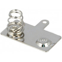 5210; Button-like/spring contact(left); Mounting: soldered; Batt.no: 2; KEYSTONE