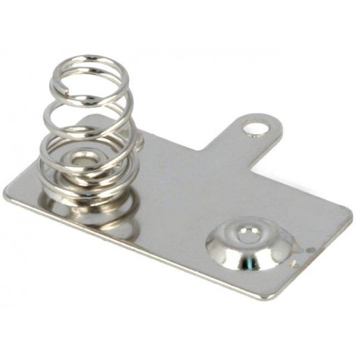 5210; Button-like/spring contact(left); Mounting: soldered; Batt.no: 2; KEYSTONE