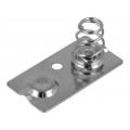 5212; Button-like/spring contact; Mounting: screw; Size: AA,R6; KEYSTONE