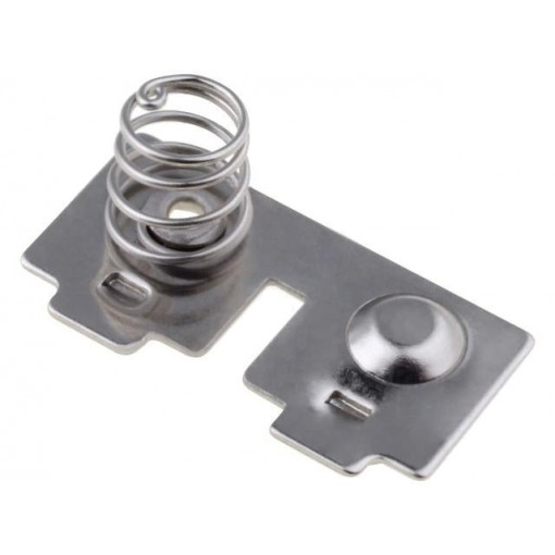 5213; Button-like/spring contact; Mounting: push-in; Size: AAA,N,R3; KEYSTONE
