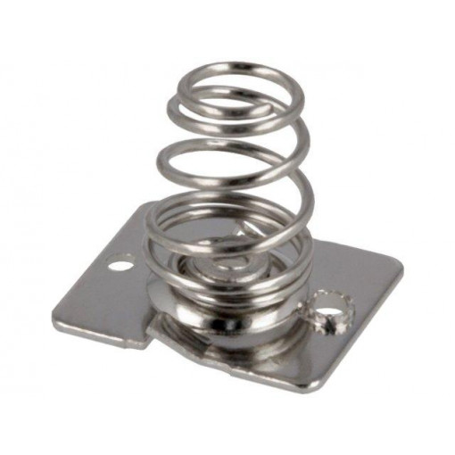 5222; Spring contact; Mounting: screw; Size: AA,R6; Batt.no: 1; KEYSTONE