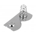 5253; Button-like/spring contact; Mounting: push-in; Size: D,R20; KEYSTONE