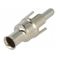 567; Socket; RCA; female; straight; crimped; brass; for cable; KEYSTONE 567; Socket; RCA; female; straight; crimped; brass; for cable; KEYSTONE