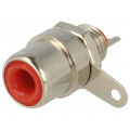 580; Socket; RCA; female; straight; soldering; brass; nickel plated; KEYSTONE 580; Socket; RCA; female; straight; soldering; brass; nickel plated; KEYSTONE