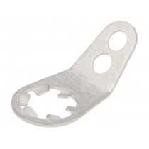 7313; Solder lug terminal; 0.45mm; M4; Ø: 4.4mm; soldering; screw; brass; KEYSTONE