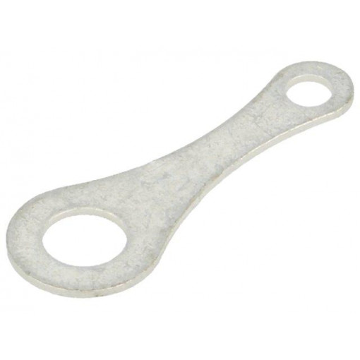 7333; Solder lug terminal; 0.5mm; M4; Ø: 4.32mm; soldering; screw; brass; KEYSTONE