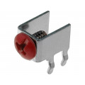 7692-2; Terminal: screw terminal; THT,screw terminal; red; 7.5x5mm; KEYSTONE
