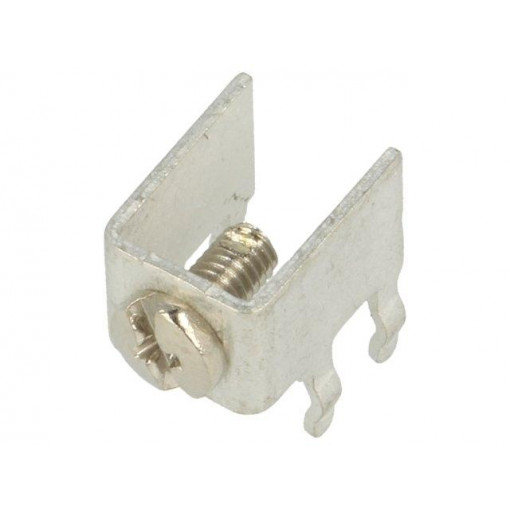 7695; Terminal: screw terminal; THT,screw terminal; silver; 7.5x5mm; KEYSTONE