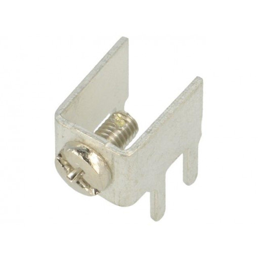 7762; Terminal: screw terminal; THT,screw terminal; silver; 7.5x5mm; KEYSTONE