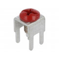 7769-2; Terminal: screw terminal; THT,screw terminal; red; 7.5x5mm; KEYSTONE