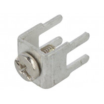 7772; Terminal: screw terminal; THT,screw terminal; silver; 7.5x5mm; KEYSTONE