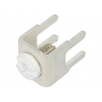 7772-4; Terminal: screw terminal; THT,screw terminal; white; 7.5x5mm; KEYSTONE