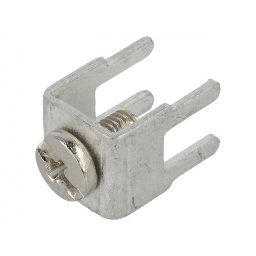 7772; Terminal: screw terminal; THT,screw terminal; silver; 7.5x5mm; KEYSTONE