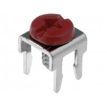 7775-2; Terminal: screw terminal; low profile; THT,screw terminal; red; KEYSTONE