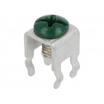 7797-6; Terminal: screw terminal; THT,screw terminal; green; 7x5mm; KEYSTONE
